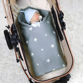 Five-pointed Star Jacquard Baby Stroller Blanket